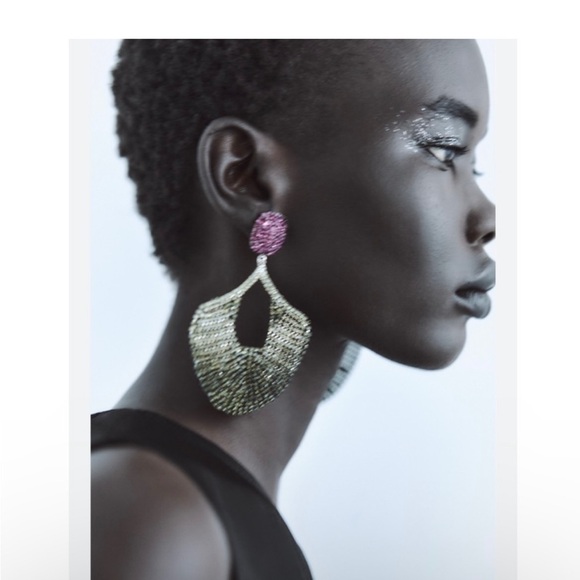 NWT Zara Jewel Earrings - Picture 3 of 7